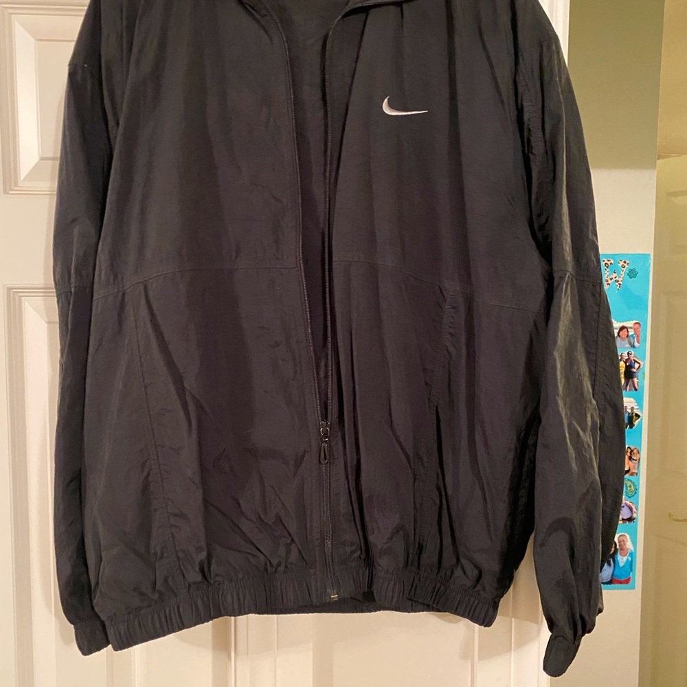 Nike Black Windbreaker Jacket